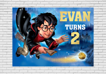 Harry Potter Theme Customized Backdrop