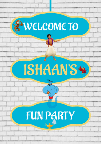 PSI Aladdin Theme Door Poster
