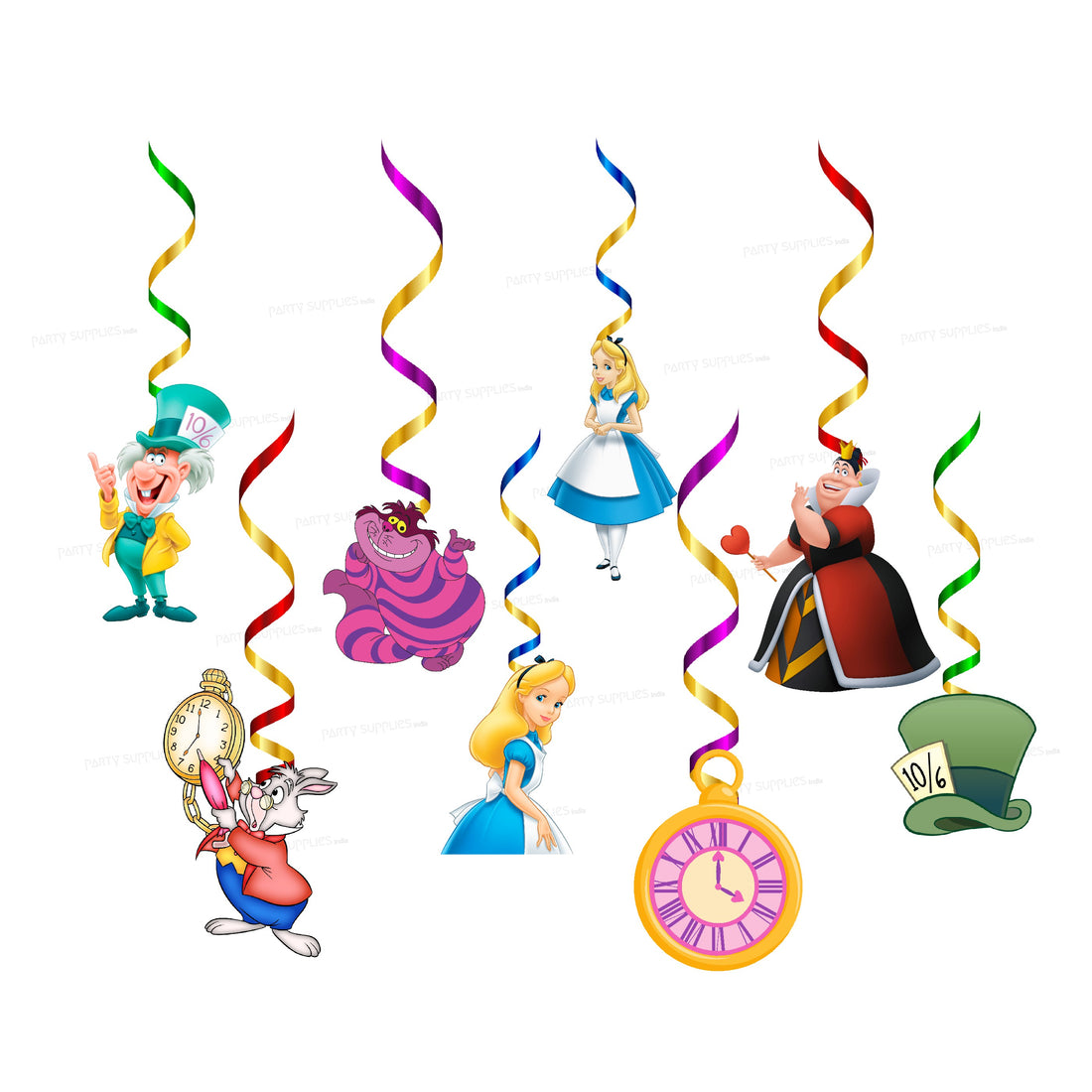 PSI Alice in Wonderland Character Swirls