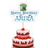 Alice in Wonderland Personalized Cake Topper - image 1 of 3 | Party Supplies India