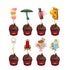Alice in Wonderland cup cake topper - image 1 of 3 | Party Supplies India