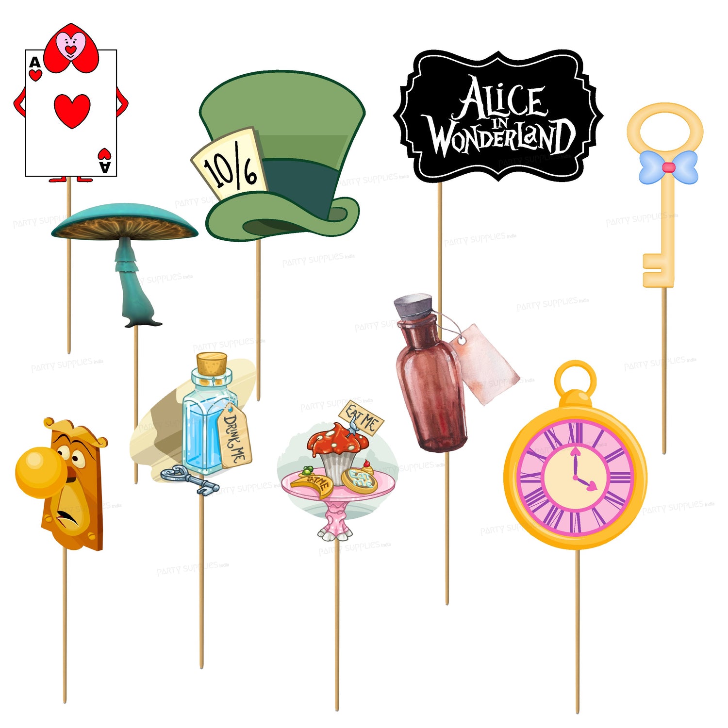 Alice in Wonderland Customized Props | Birthday Party Supplies Online – Party Supplies India alice-in-wonderland-customized-props-birthday-party-supplies-online-party-supplies-india