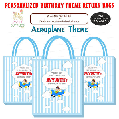 Aeroplane Theme Return Gift Bag