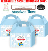 Aeroplane Theme Goodie Return Gift Boxes - image 1 of 5 | Party Supplies India
