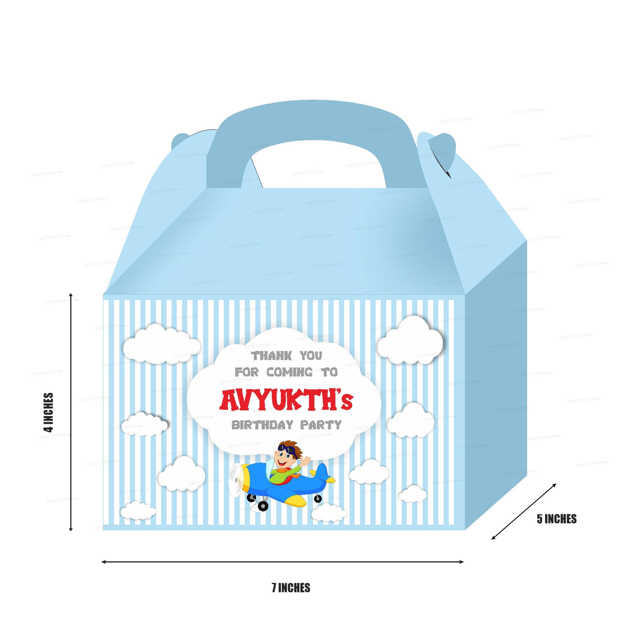Aeroplane Theme Goodie Return Gift Boxes