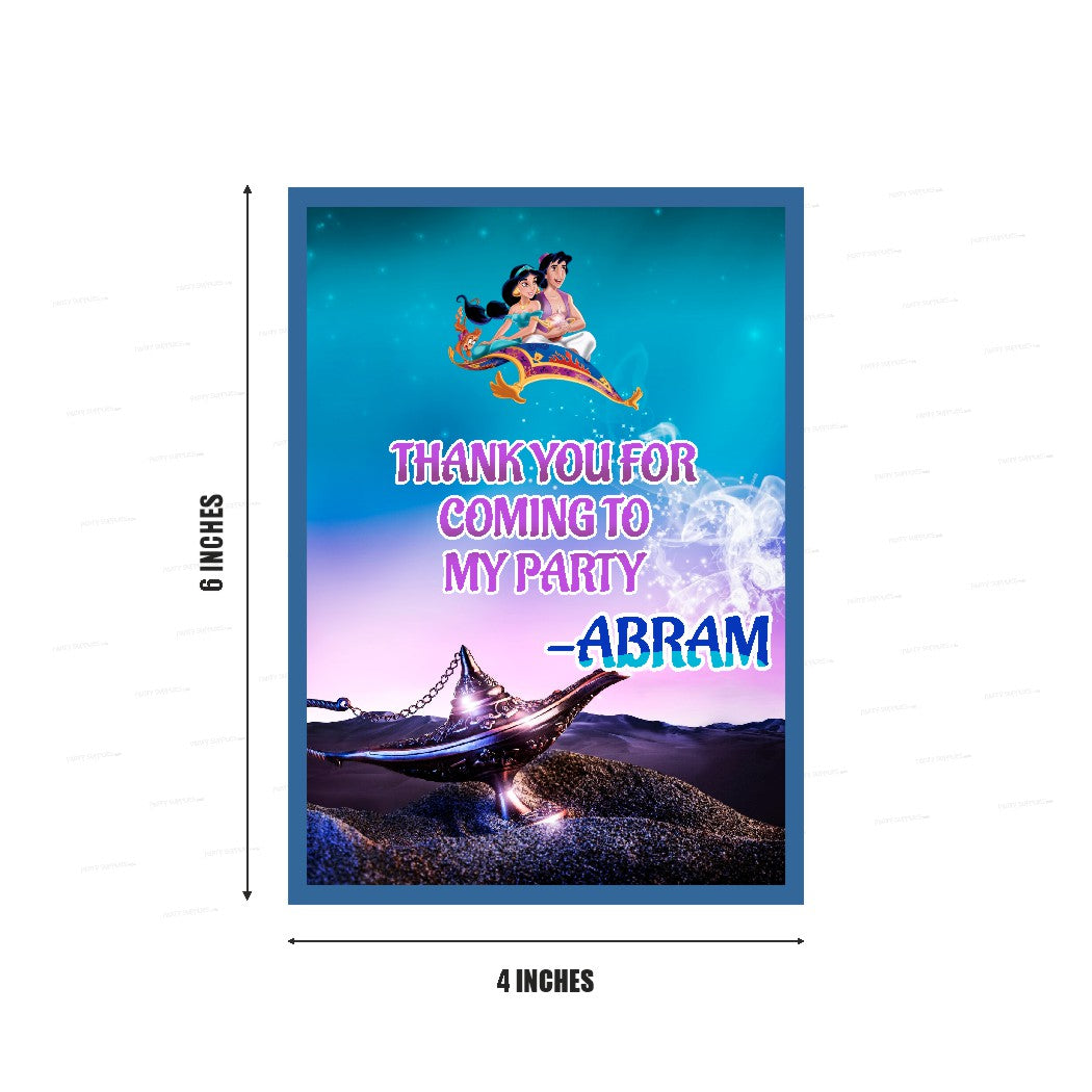 PSI Aladdin Theme Thank You Card