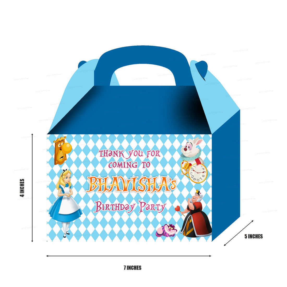 PSI Alice in Wonderland theme Goodie Return Gift Boxes