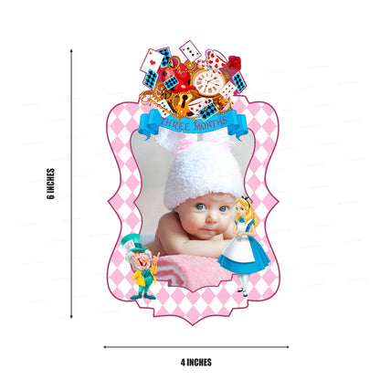 Alice in Wonderland Theme 12 Months Photo Banner