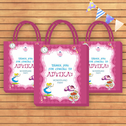 PSI Alice in Wonderland Theme Return Gift Bag