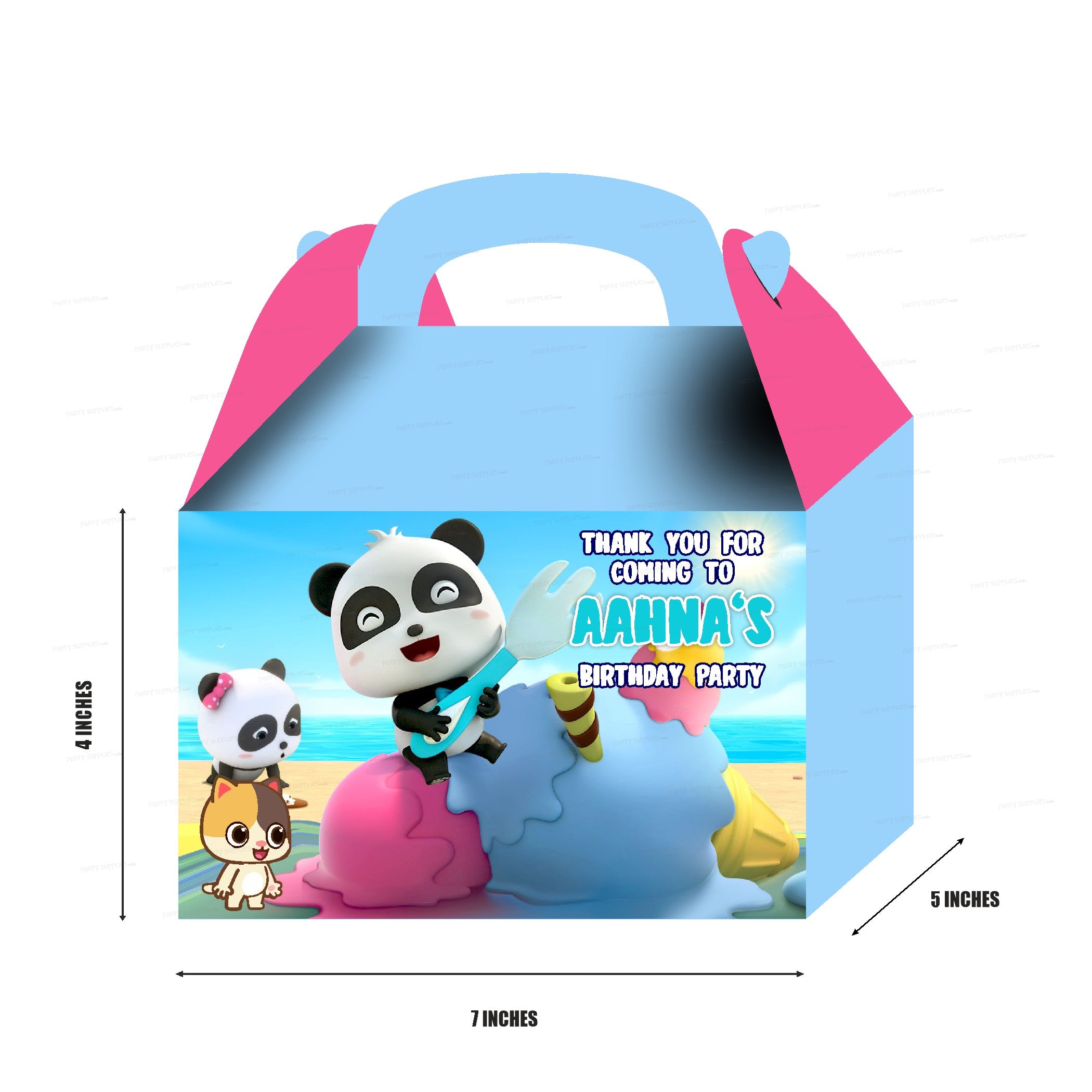 Baby Bus theme Goodie Return Gift Boxes