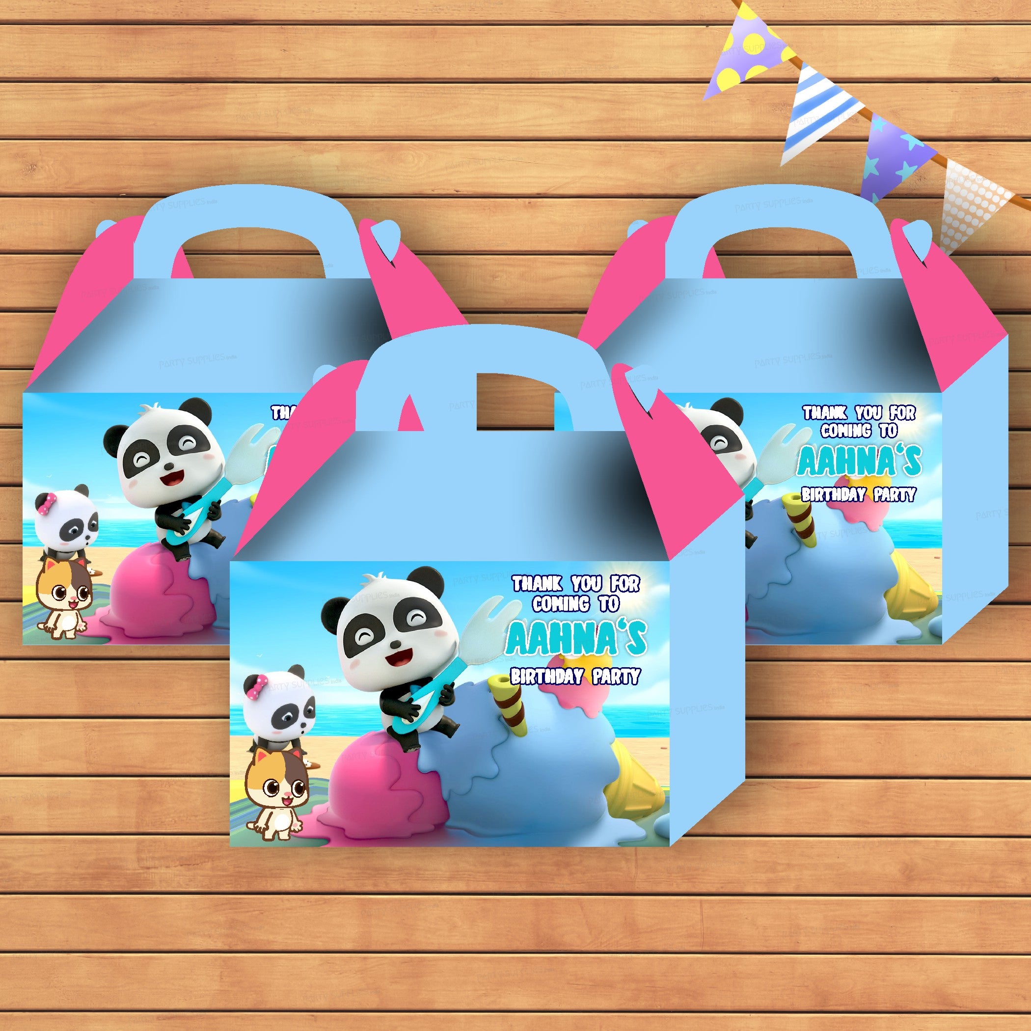 Baby Bus theme Goodie Return Gift Boxes