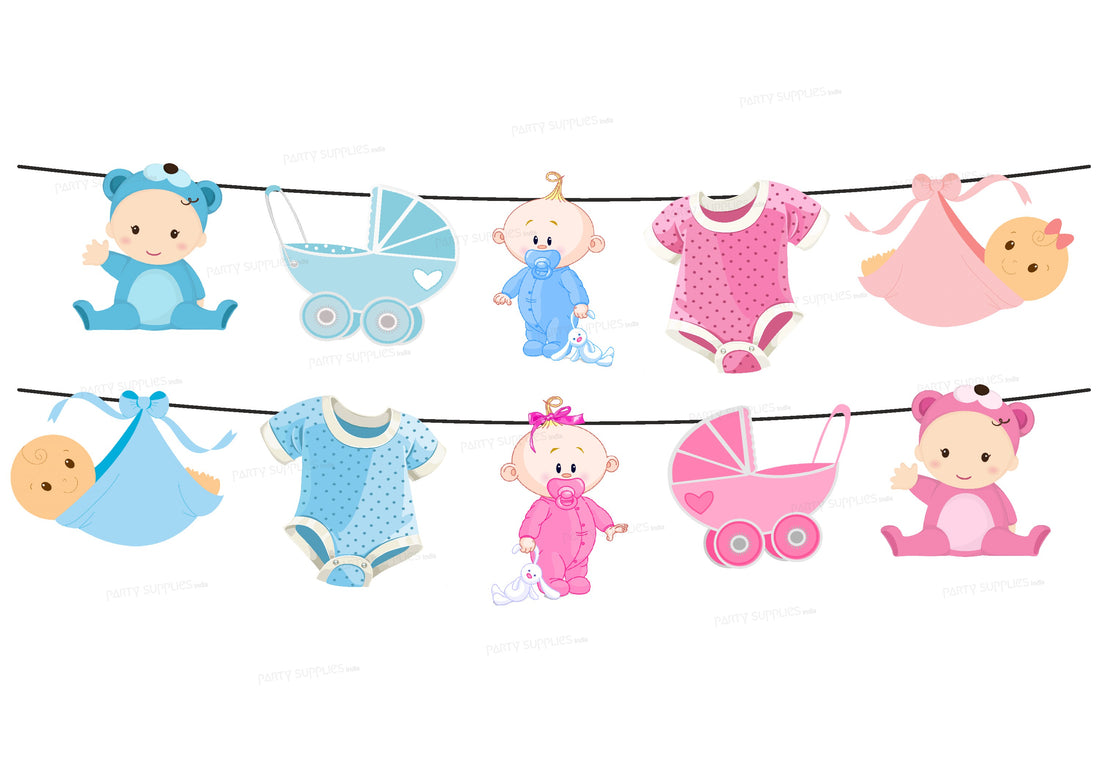 PSI Baby Shower Theme Personalized  Hanging
