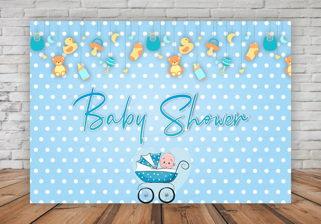 PSI Baby Shower Theme Backdrop