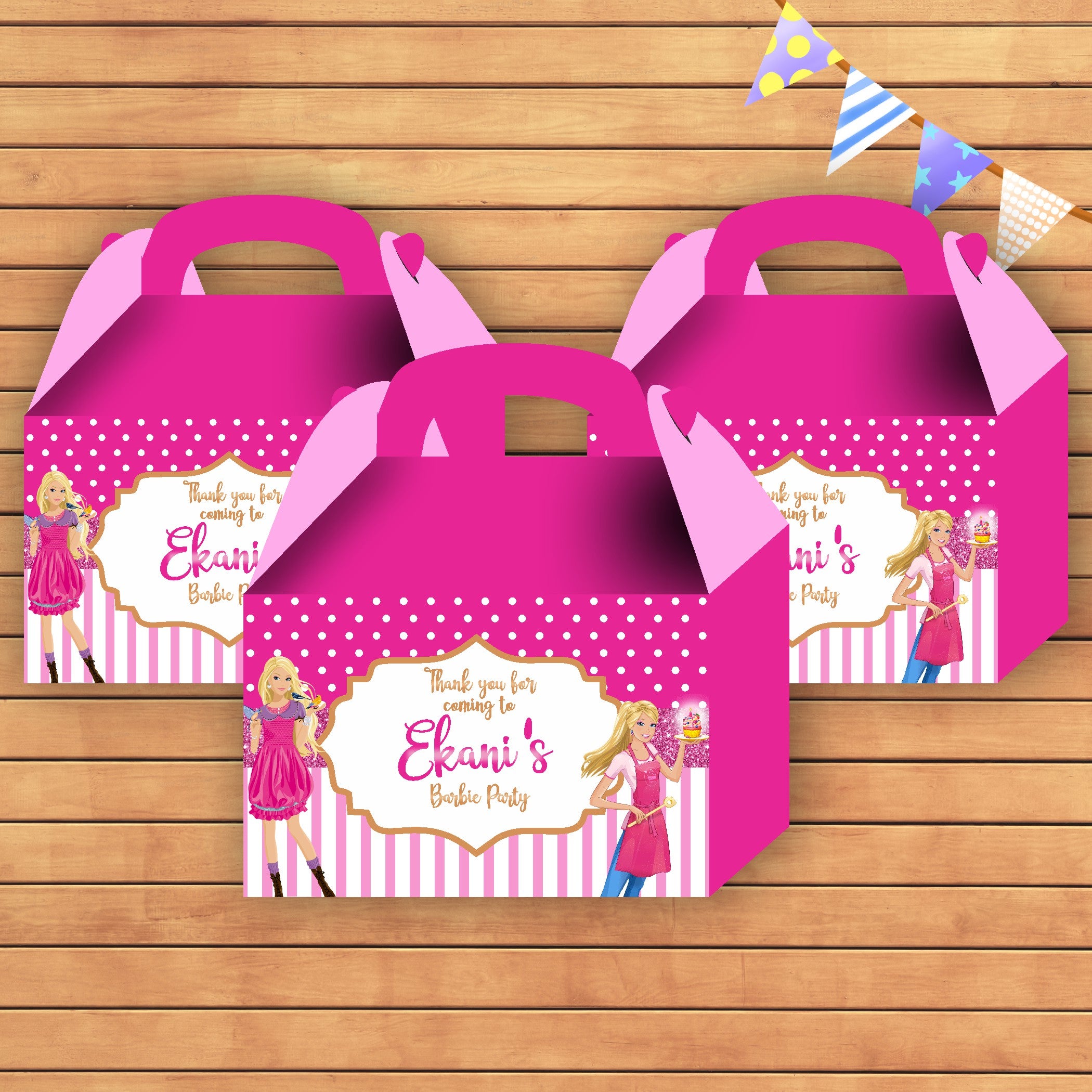 PSI Barbie Theme Goodie Return Gift Boxes