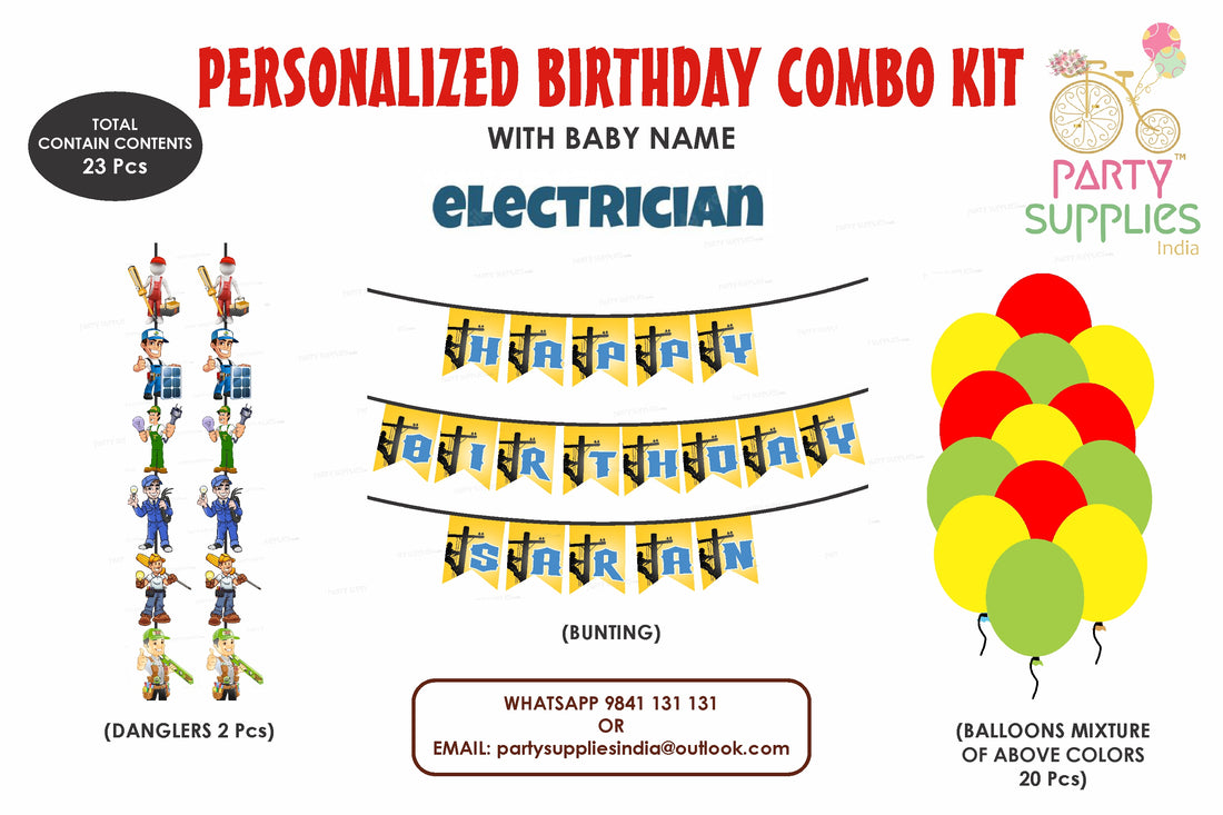Electrician Theme Basic Combo Kit