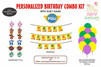 Robo Poli   Theme Basic Combo Kit