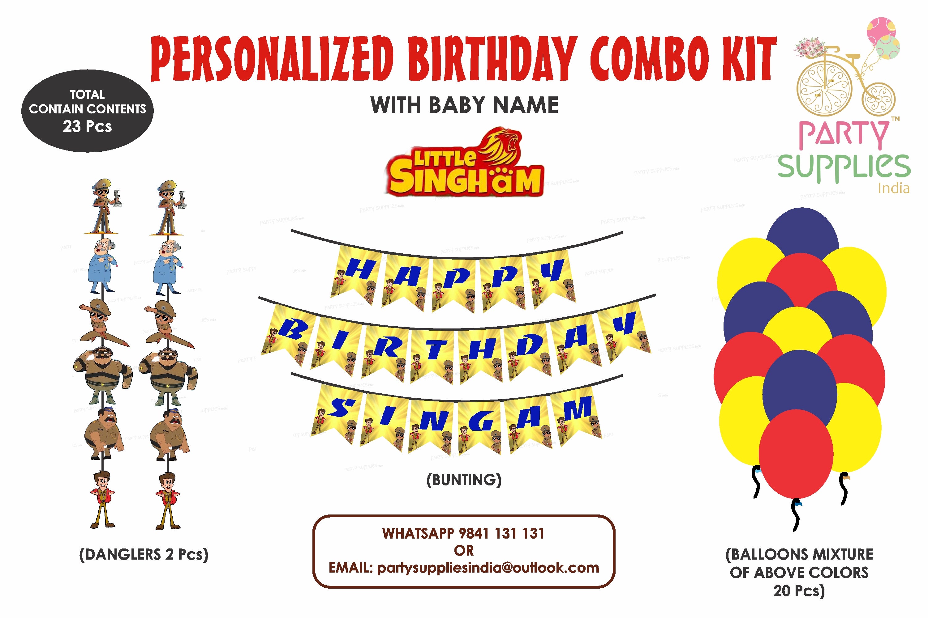 Little Singham Theme Basic  Combo Kit