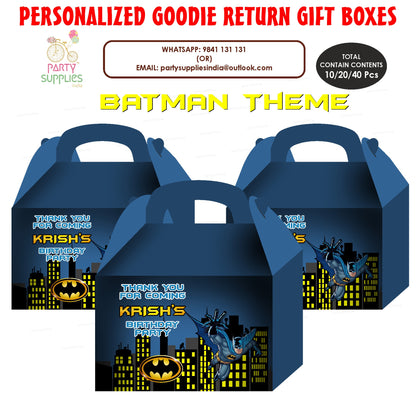 Batman Theme Goodie Return Gift Boxes