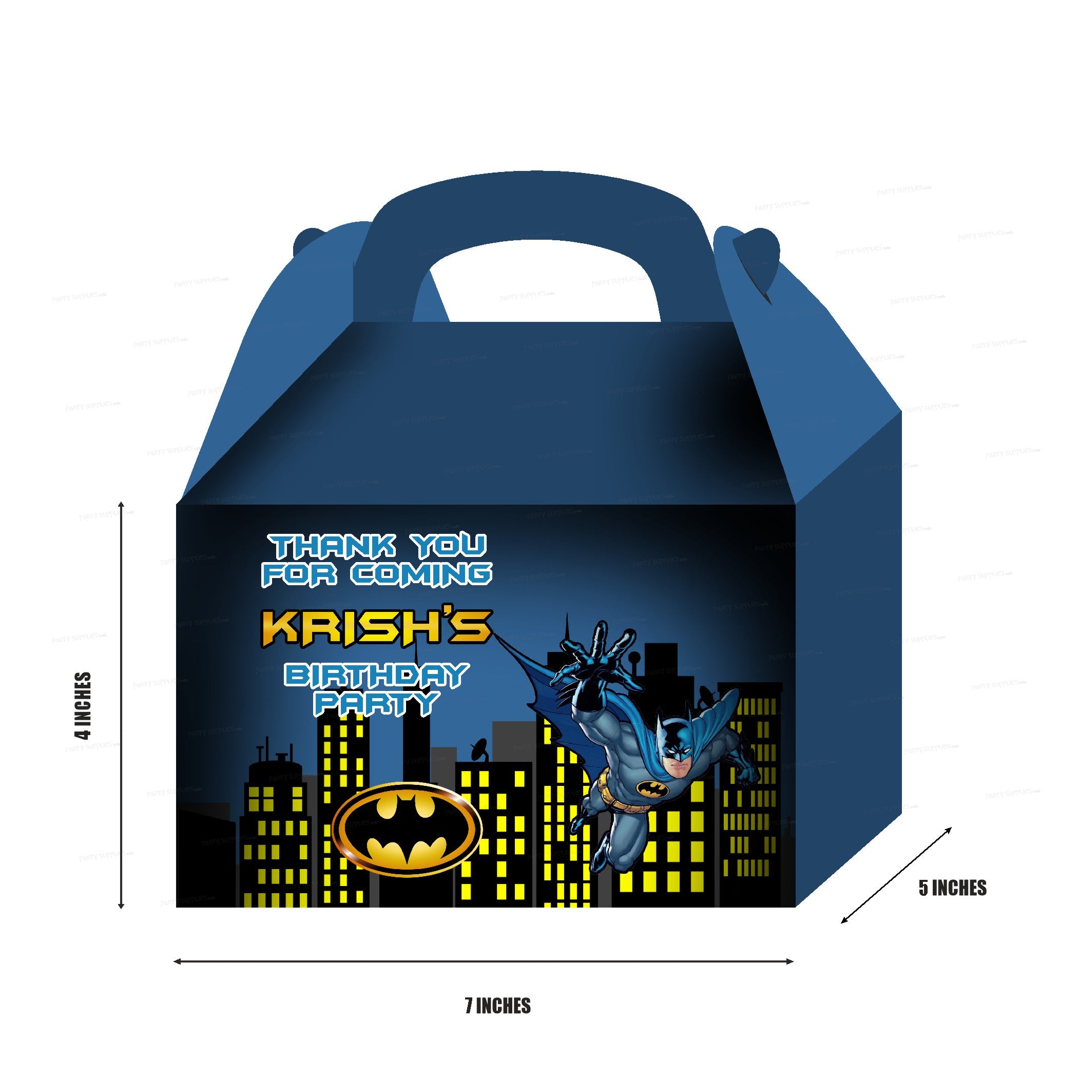 Batman Theme Goodie Return Gift Boxes