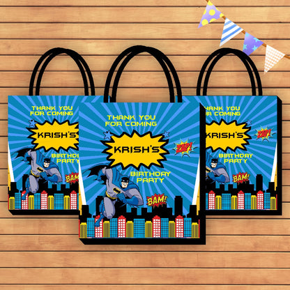 Batman Theme Return Gift Bag