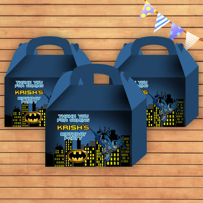 Batman Theme Goodie Return Gift Boxes
