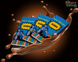 Batman Theme Home Made Chocolate Return Gifts - image 1 of 4 | Party Supplies India
