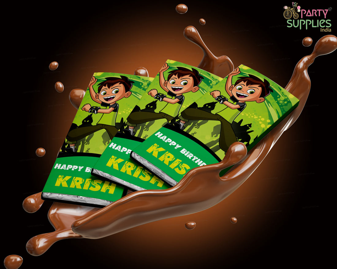 Ben 10 Theme Home Made Chocolate Return Gifts