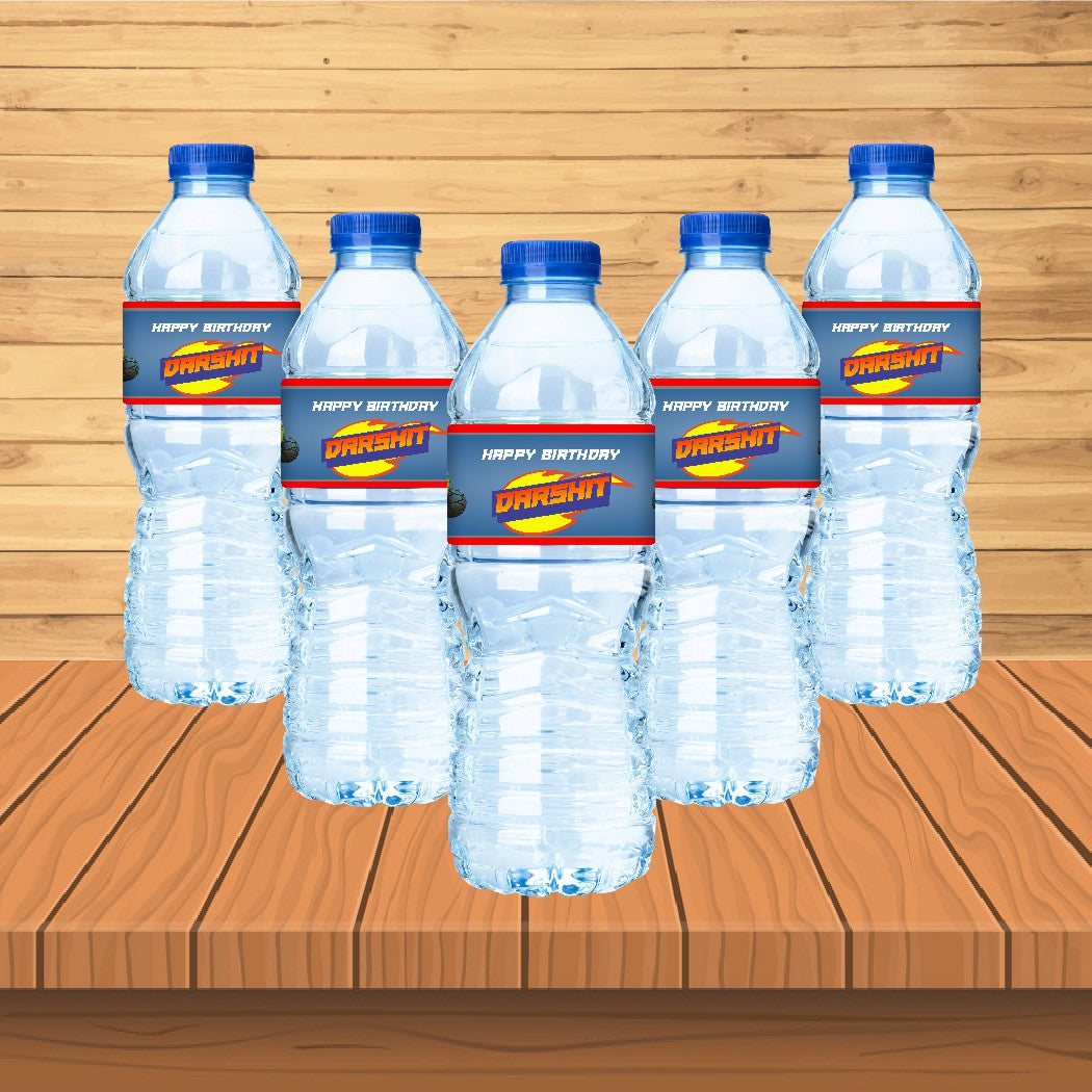 BLAZE AND THE MONSTER MACHINES THEME WATER BOTTLE STICKER