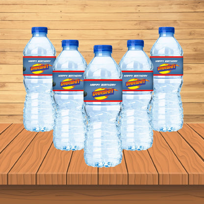 BLAZE AND THE MONSTER MACHINES THEME WATER BOTTLE STICKER