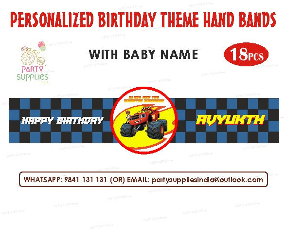 Blaze and the Monster Machines Theme Hand Band