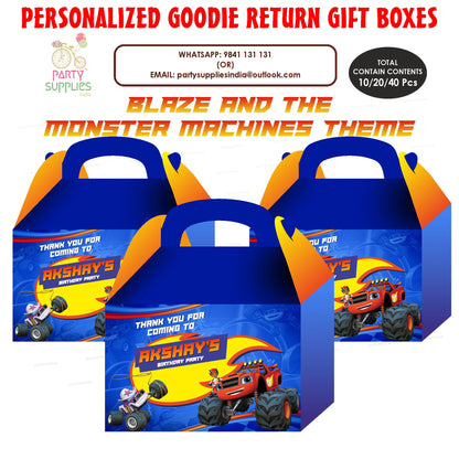 Blaze and the Monster theme Goodie Return Gift Boxes