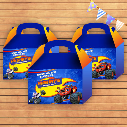 Blaze and the Monster theme Goodie Return Gift Boxes