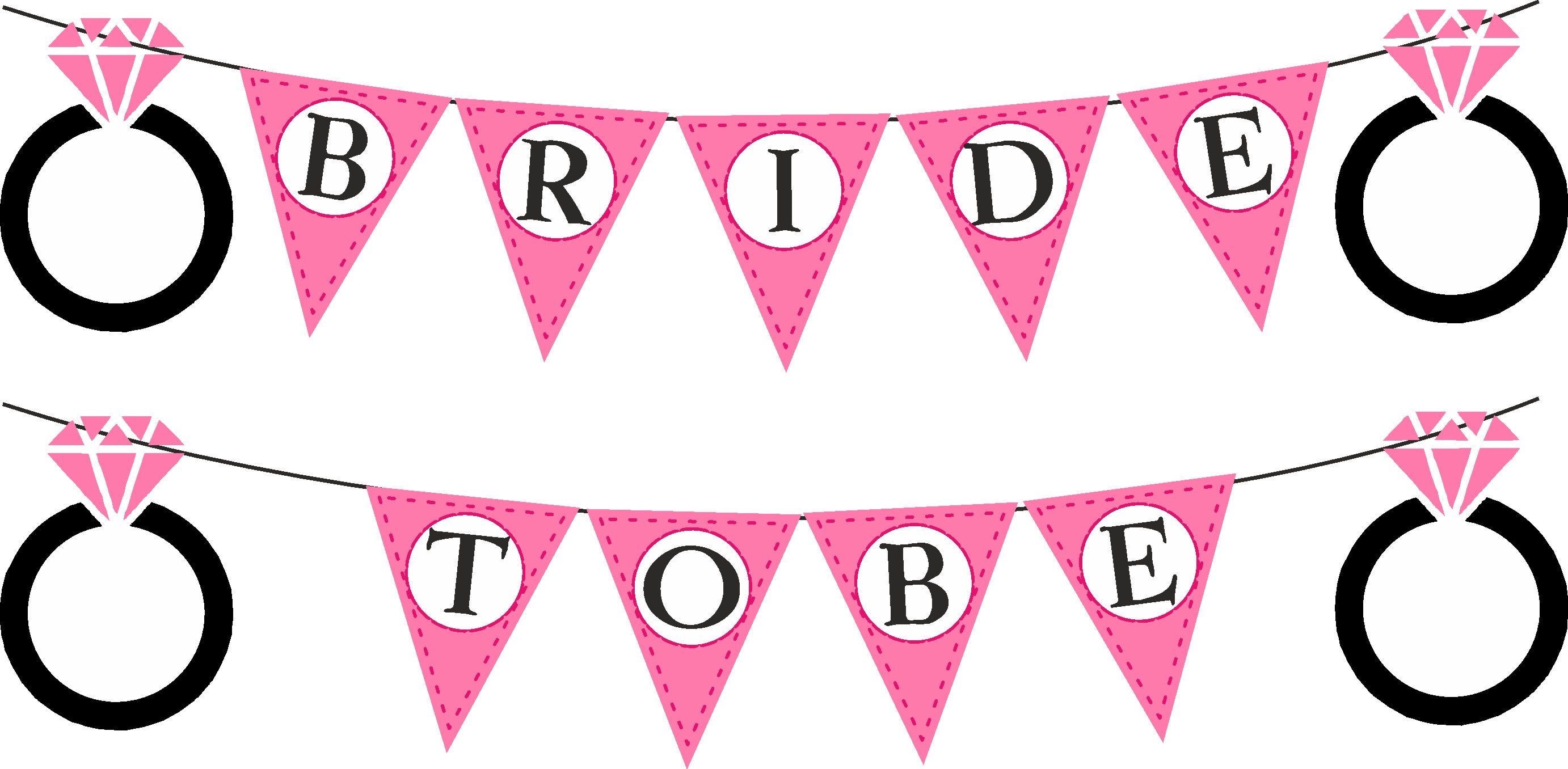 PSI Bride to Be Theme Name Hanging