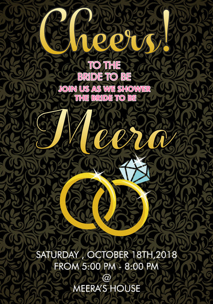 Bride to Be Themes Invite