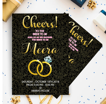 Bride to Be Themes Invite