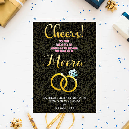 Bride to Be Themes Invite