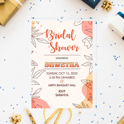 Bride to Be Themes Customized  Invite