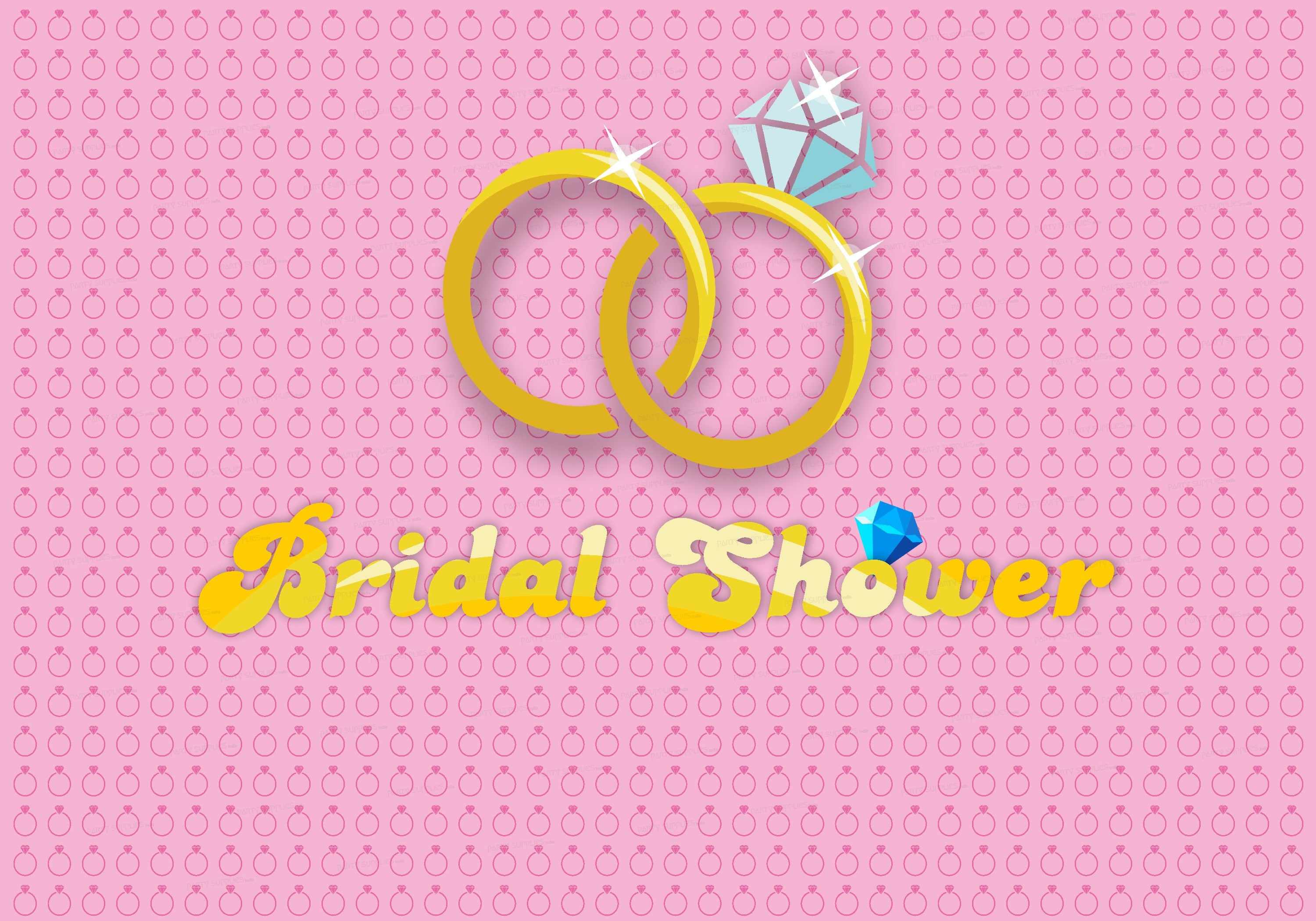 Bride to Be Theme Customized Backdrop