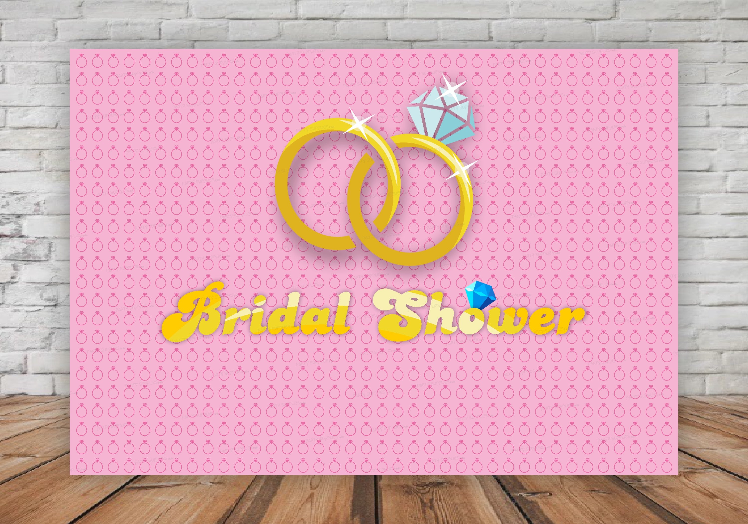 Bride to Be Theme Customized Backdrop