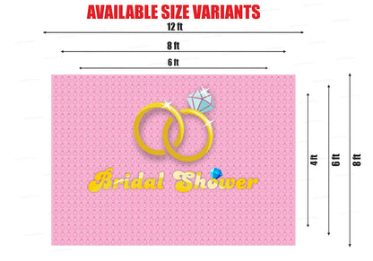 Bride to Be Theme Customized Backdrop