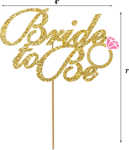 PSI Bride to Be Theme Cake Topper