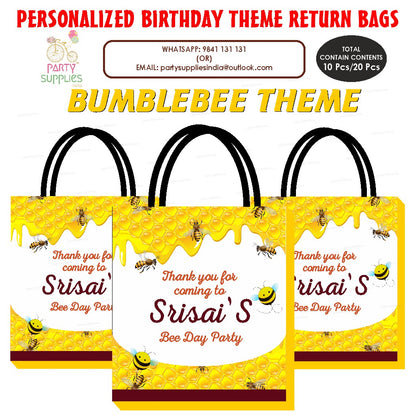 Bumble Bee Theme Return Gift Bag