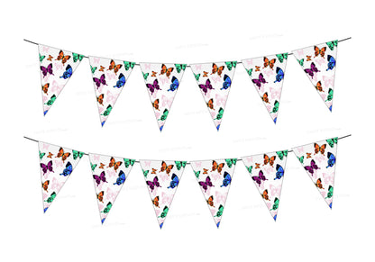 PSI Butterfly Theme Flag Bunting