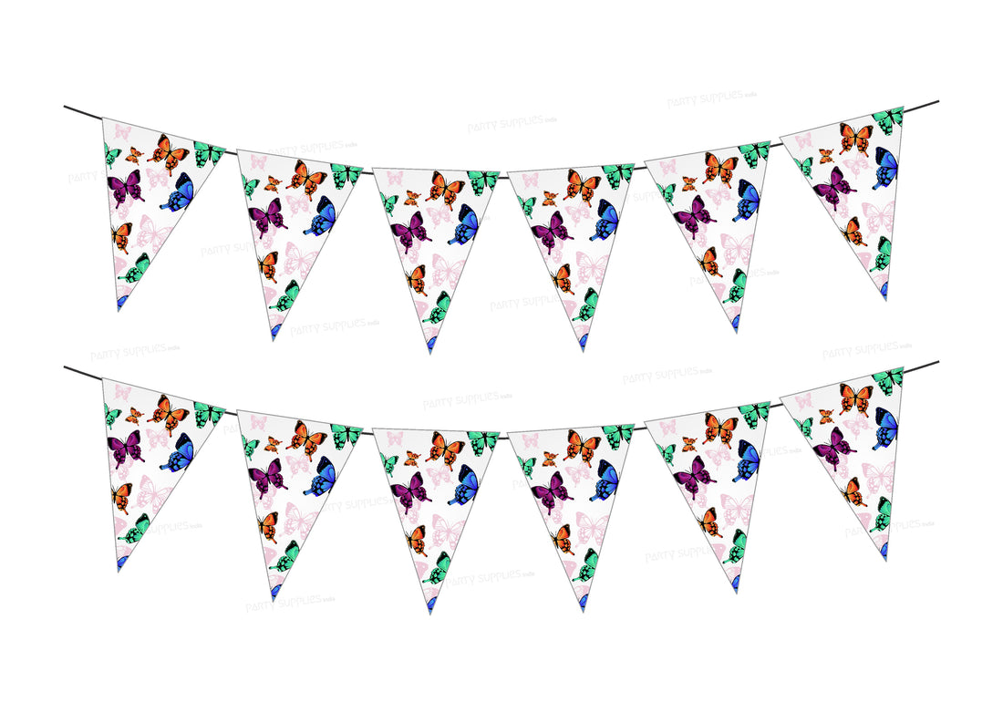 Butterfly Theme Flag Bunting