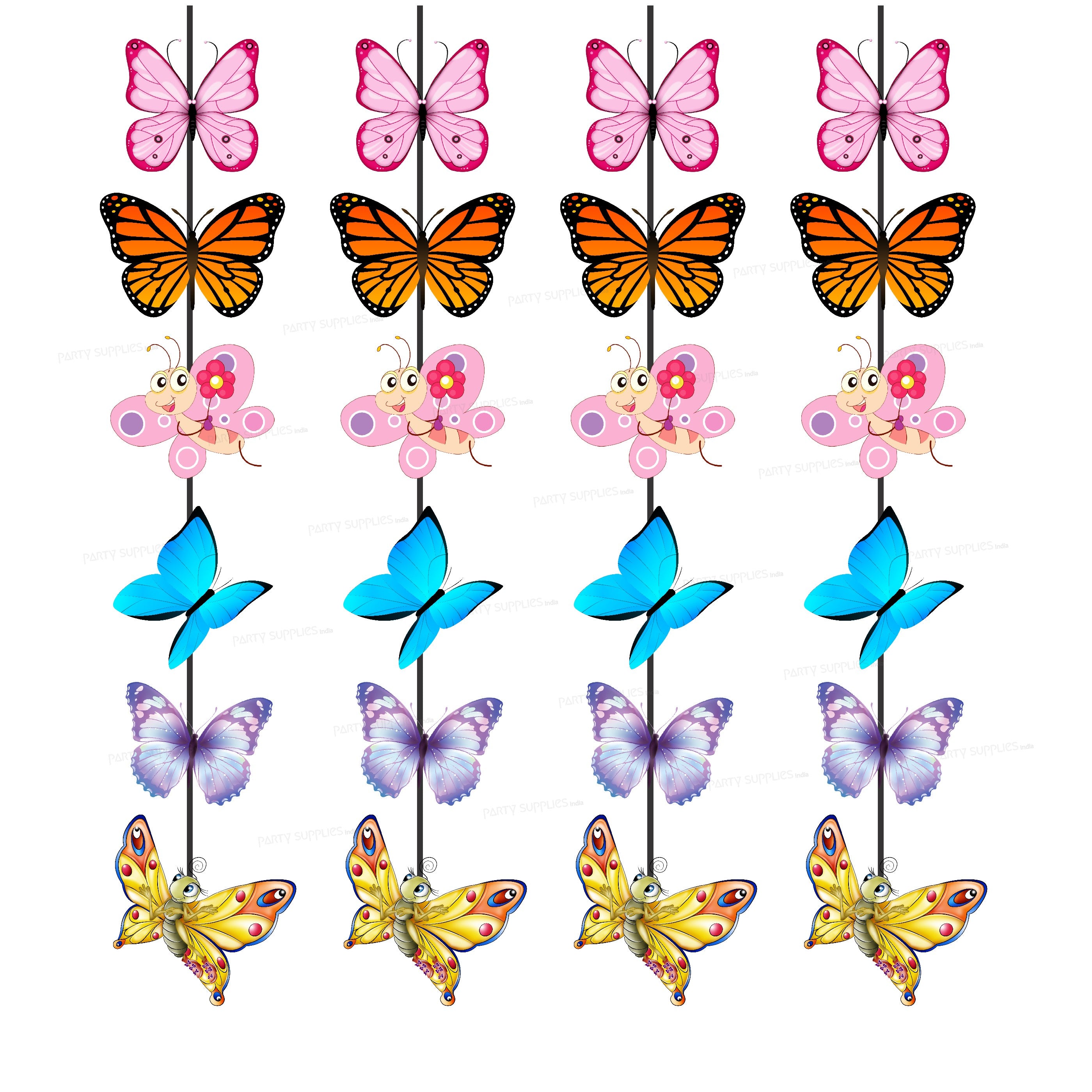 PSI Butterfly Theme Dangler