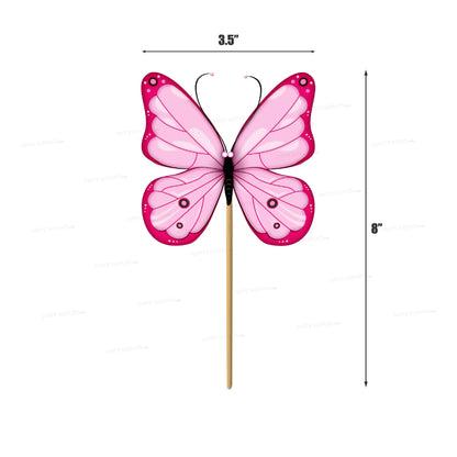 Butterfly Theme Cup Cake Topper