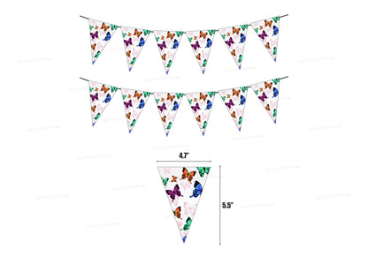 PSI Butterfly Theme Flag Bunting