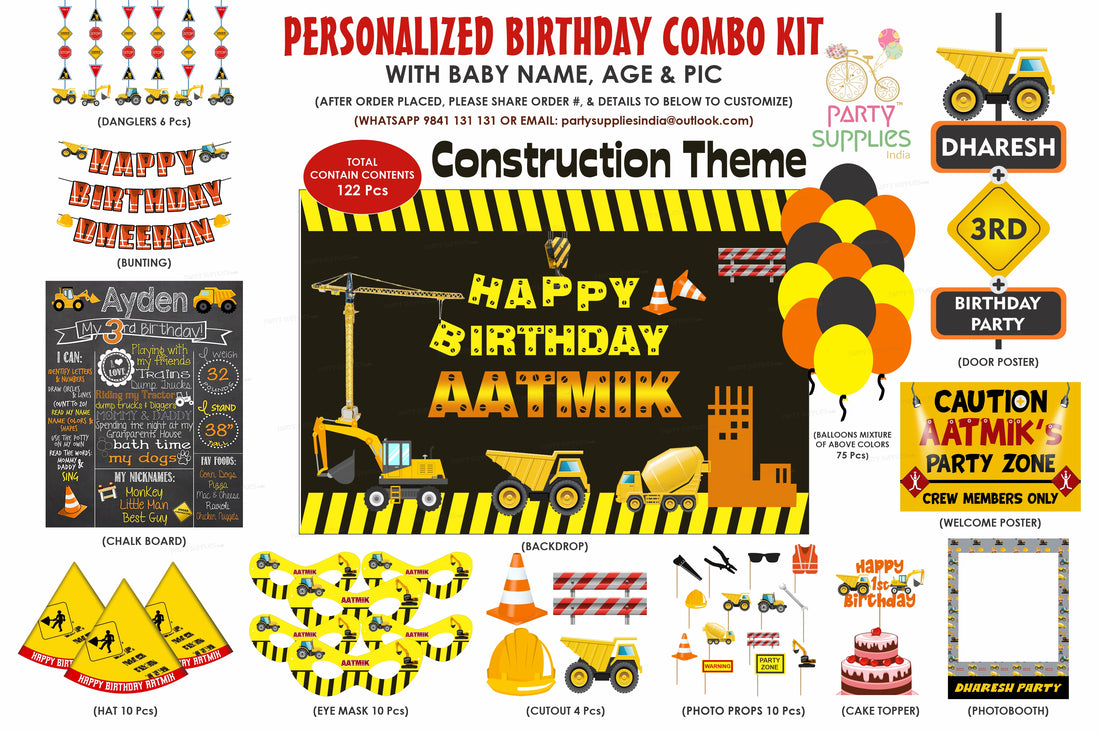 Construction Theme Classic Kit
