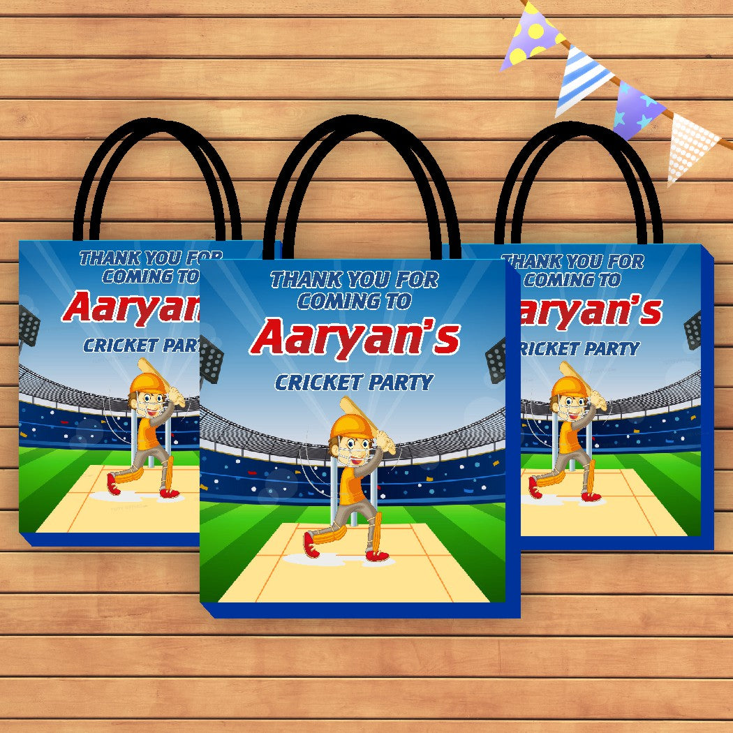 Cricket  Theme  Return Gift Bag