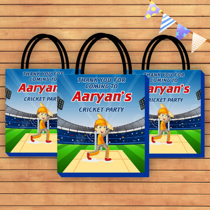 Cricket  Theme  Return Gift Bag